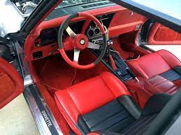 Red Theme In A Vintage C3 Corvette