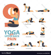 yoga poses for upper back pains in flat
