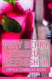 very berry hibiscus refresher recipe