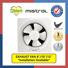 mistral 8 10 12 wall mount exhaust