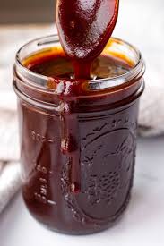 homemade sweet bbq sauce cooking for