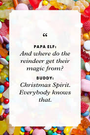 You see candy puns all over the web. 45 Best Elf Quotes Funny Sayings From Buddy The Elf S Movie