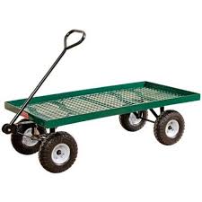 Metal Deck Wagon 24in X 48in With Flat