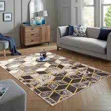 lord of rugs marbled geometric rug