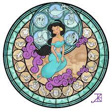 afbeelding van http images5 fanpop com image photos 31300000 jasmine stained glass disney princess 31394329 720 720 png ディズニー映画 ディズニーファンアート ディズニーの魔法
