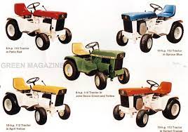 john deere custom color lawn tractors
