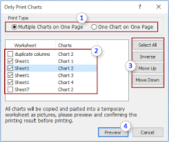 Easily Print Only The Charts In Excel