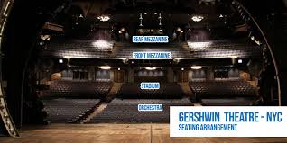 gershwin theatre seating chart
