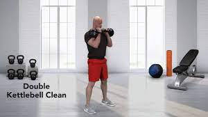 how to do a double kettlebell clean