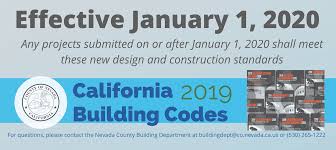 The california rps program was established in 2002 by senate bill (sb) 1078 (sher, 2002) with the initial requirement that 20% of electricity retail sales. 2019 California Building Codes Nevada County Ca
