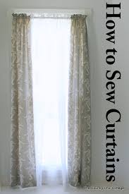 how to sew curtains a guide for