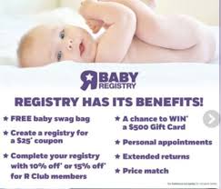 baby registry list for canadian moms