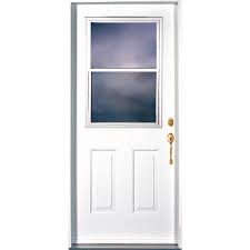 masonite half lite entry door white