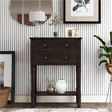 trexm 23 wooden console table with 3