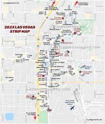 las vegas strip map 2023 updated