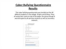 Useful Cyber Bullying Research Paper Example Online