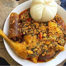 It is a staple in most west african home and it is an uncomplicated one pot meal that is often accompanied with swallows like eba, amala, semovita, pounded yam, fufu, and the likes. Egusi Soup Nigerian Soup Recipe Asoebi Mall Blog Recipe Egusi Soup Recipes African Recipes Nigerian Food African Cooking