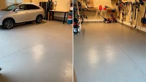 terrazzo transforms garage floor