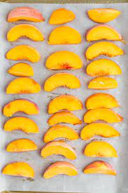 how to freeze peaches step by step