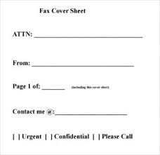 Download Fax Cover Sheet Templates Pdf Printable