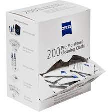 zeiss pre moistened cleaning cloths