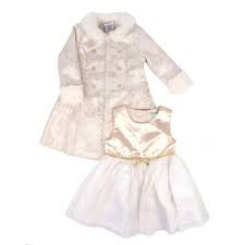 Nannette Baby Size 0 3m 2 Piece Brocade Jacket And Dress Set