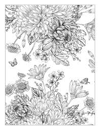 This page contains 26 victorian flower type wall letters in 4 color versions available in printable format. Beautiful Flowers Detailed Floral Designs Coloring Book Preview Garden Coloring Pages Designs Coloring Books Detailed Coloring Pages
