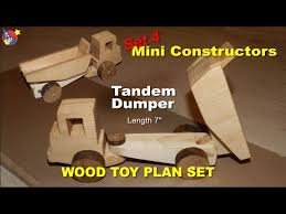 Wood Toy Plan Earth Mover And Tandem