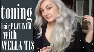 If you lift to a level 8 or 9, you can't tone with level 10, she said. Toning My Hair Platinum Blonde With Wella Color Charm T18 Youtube