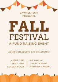 Free Fall Festival Flyer Template Magdalene Project Org
