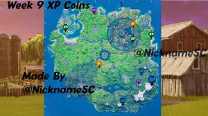 Find out all of the xp coins location in fortnite chapter 2 season 2 in this guide! Week 9 Xp Coins Guide Locations Good Luck Finding The Xp Coins Fortnitebr