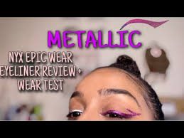 nyx epic wear metallic eyeliner review