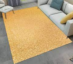 plain color gold pattern area rugs kids