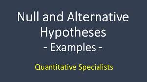 The research or alternative hypothesis can take one of three forms. Hypothesis Testing Null Hypothesis Alternative Hypothesis Examples Youtube