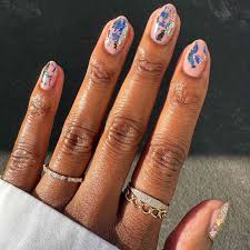 textured nail art is the maximalist
