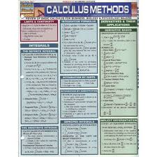 Calculus Methods Study Chart 4 99