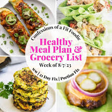 healthy weekly meal plan week of 8 7