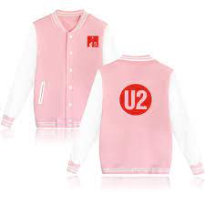 U2 تصميم البيسبول سترة النساء الهيب هوب Harajuku السترات البلوز الشارع  الشهير بنين بنات فضفاض كلية معاطف - AliExpress