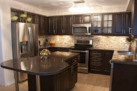 Will wood countertops last as long stainless steel ones? Download Dark Kitchen Cabinet Design Ideas Pictures