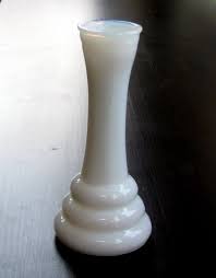 Vintage Randall Milk Glass Bud Vase