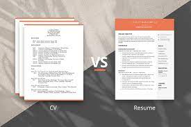 Which one is right for you? Cv Vs Resume What S The Difference Resume Genius
