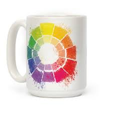 artists color wheel coffee mugs lookhuman