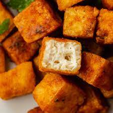 crispy air fryer tofu fried in 15 minutes