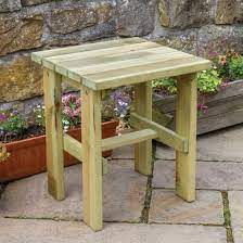 Small Wooden Garden Table Zest Lily