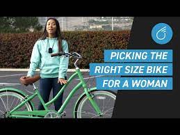 women bicycle sizing
