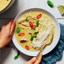 cozy thai inspired en noodle soup