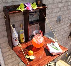 Diy Fold Down Backyard Bar