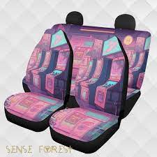 Retro Vaporwave 80s Arcade Car Seat