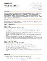 Apr 30, 2015 · easy access to the carrier profile will provide carrier's with an excellent management tool at their finger tips. Mail Carrier Resume Samples Qwikresume