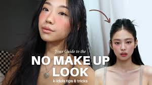 no makeup look korean idols go to